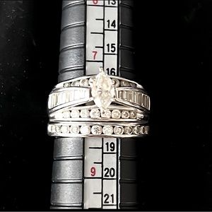 Real diamond wedding ring